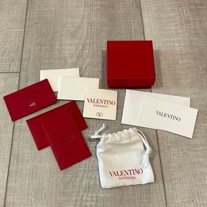 Valentino Garavani jewelry box and bag